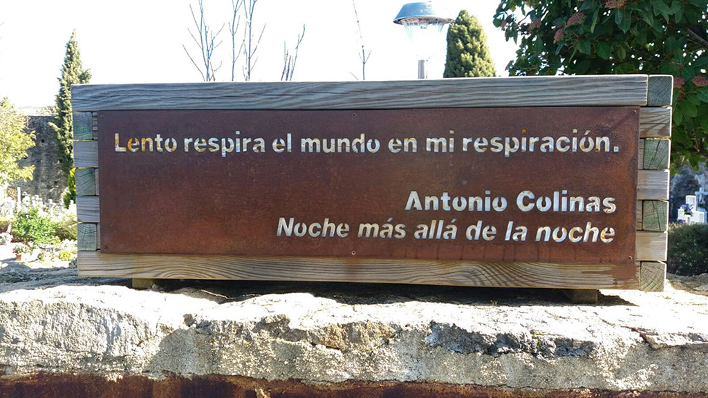 Poemas Antonio Colinas 1 Antonio Colinas lento respira el Antonio Colinas